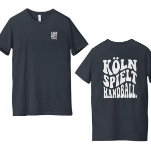 Köln spielt Handball. T-Shirt schwarz